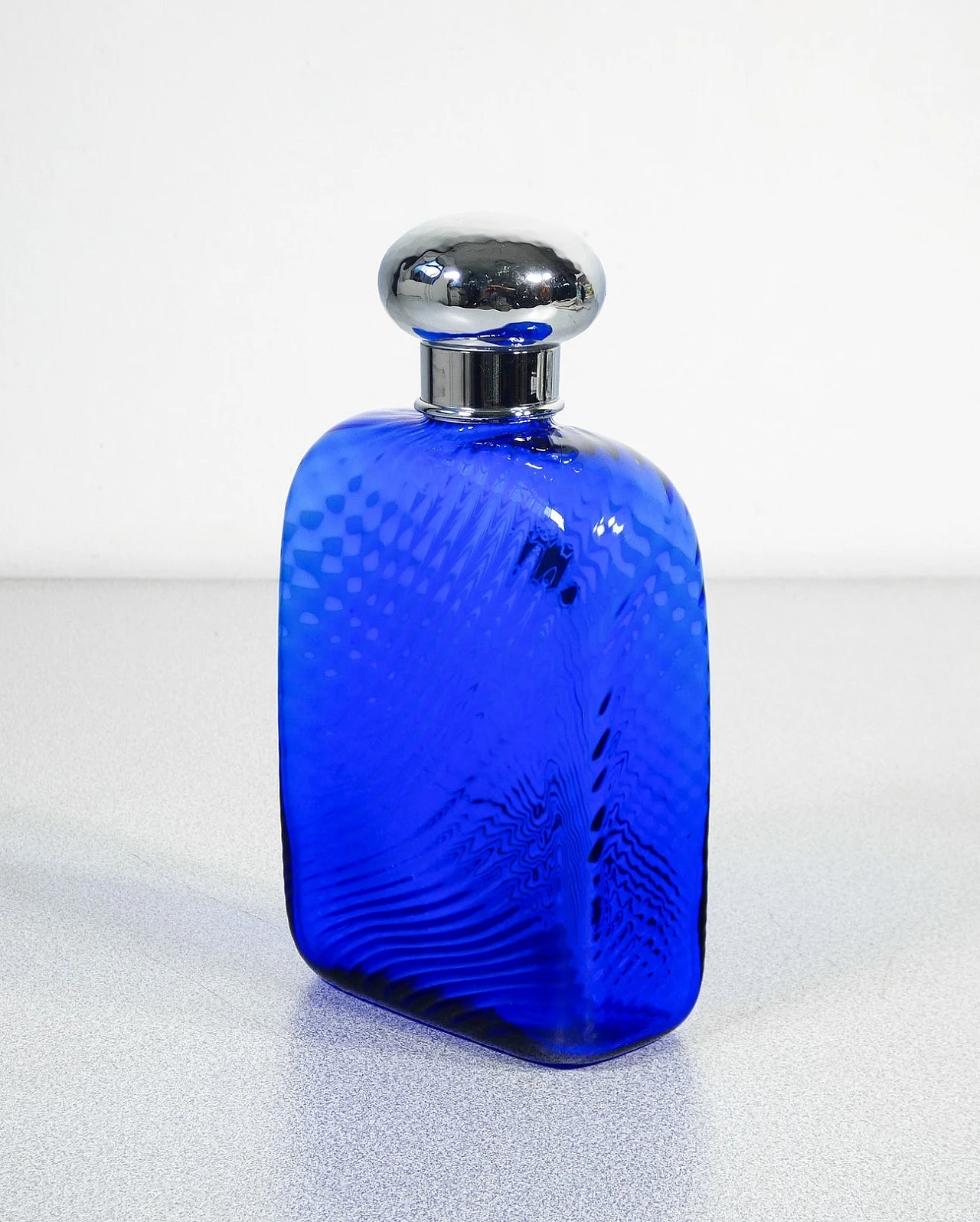 Blown Murano glass bottle by Carlo Moretti, 1970s 4