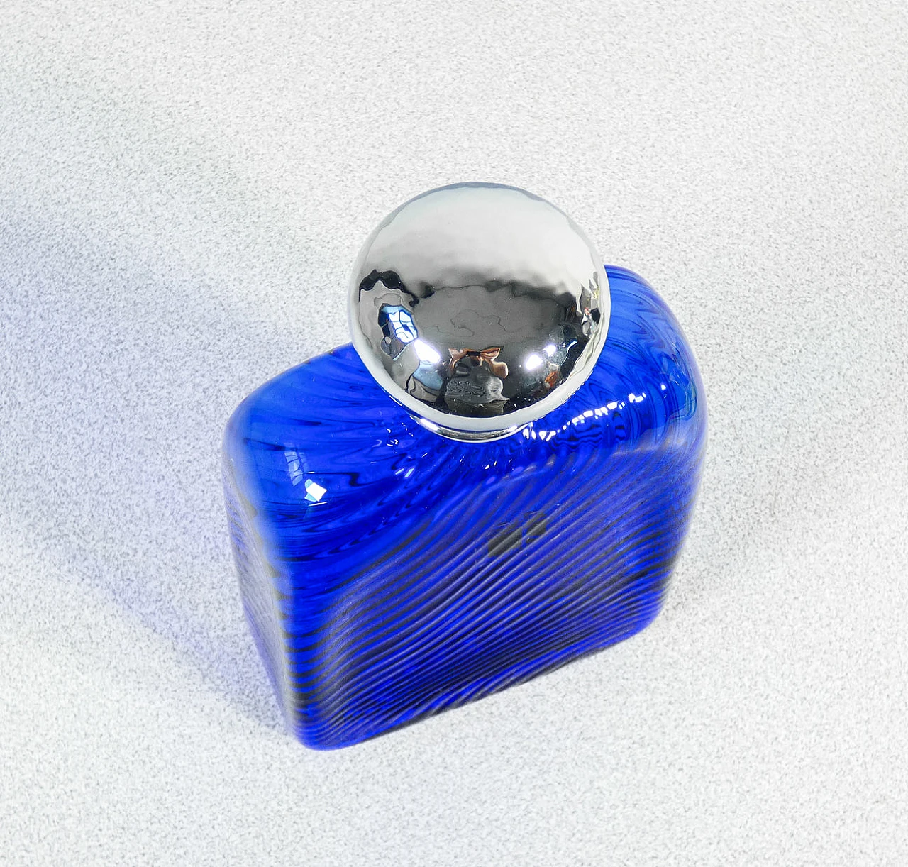 Blown Murano glass bottle by Carlo Moretti, 1970s 6