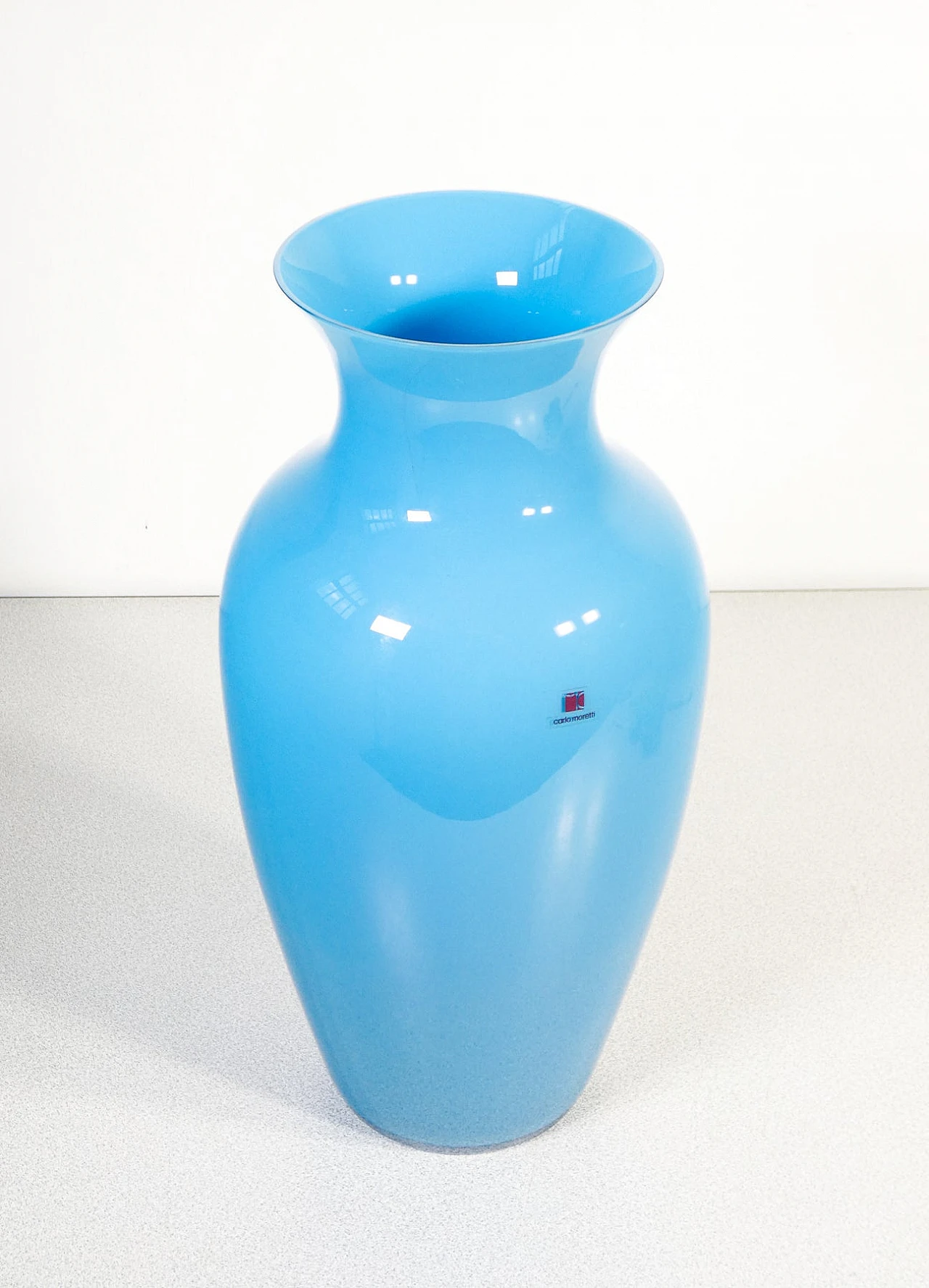 Cinesi vase in Murano blown glass by Carlo Moretti, 1970s 2