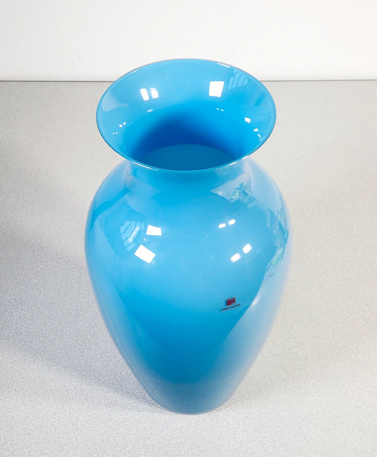 Vaso Cinesi in vetro soffiato di Murano di Carlo Moretti, anni '70 3