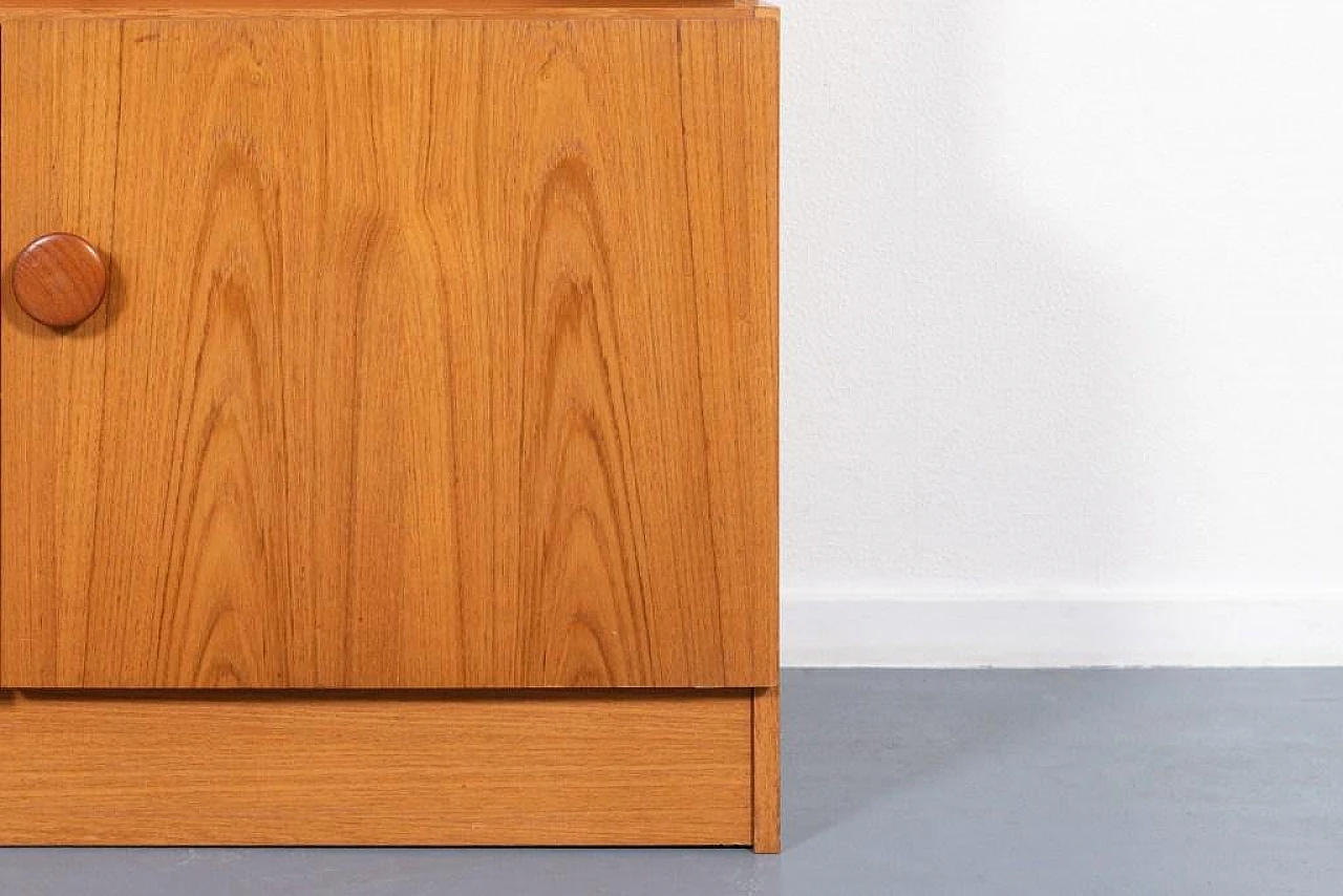 Vintage Danish Teak Veneer Cabinet, 1970s 5