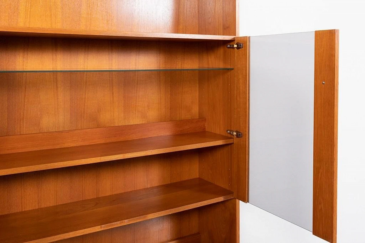 Danish teak veneer cabinet, 1970s 4