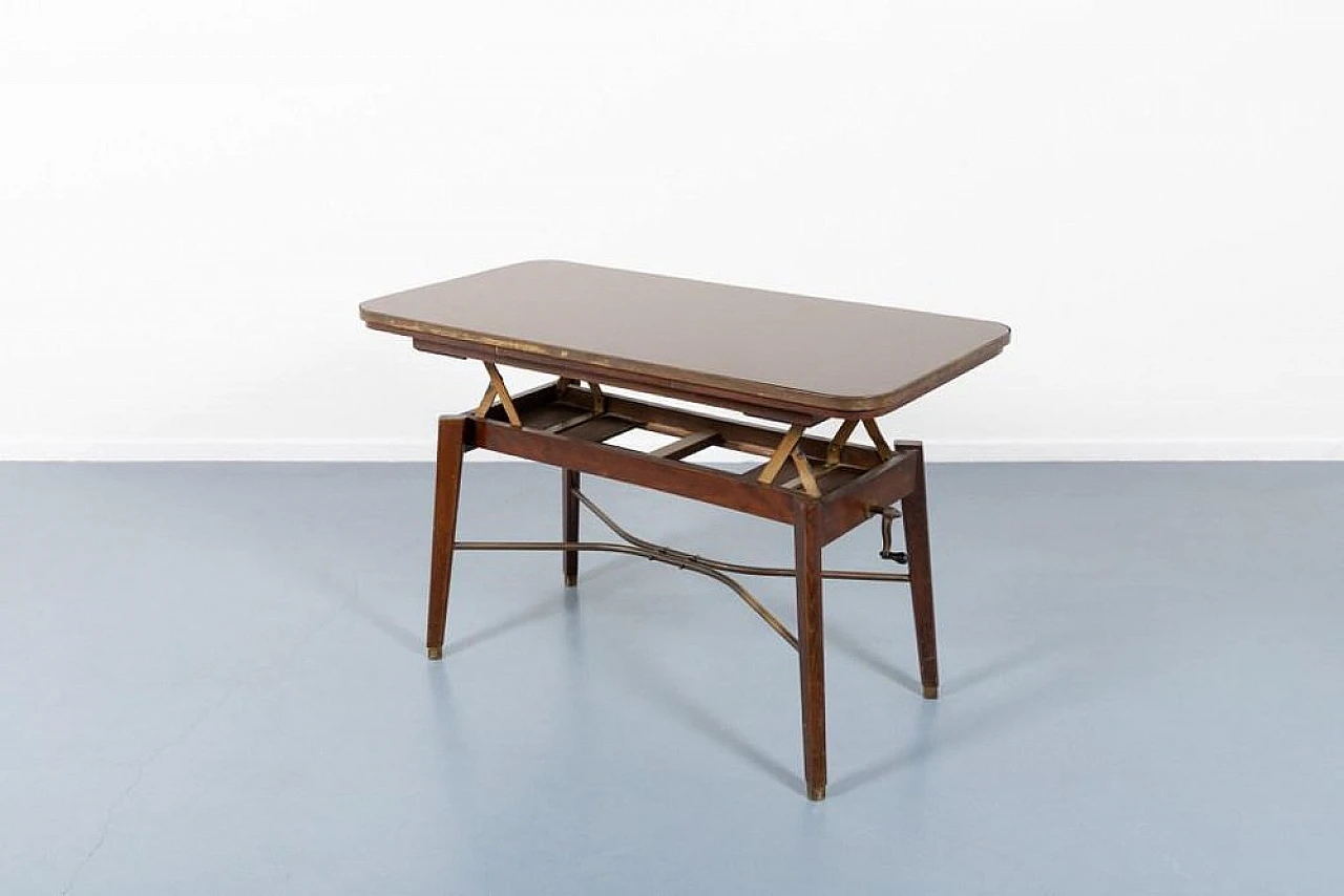 Italian Modern Adjustable Table, 1960s 4