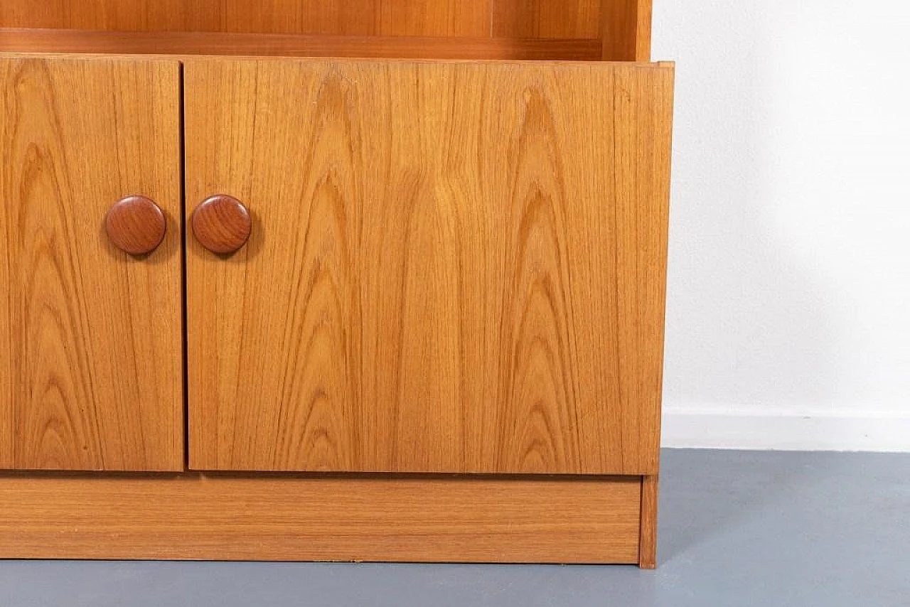 Danish teak veneer cabinet, 1970s 5