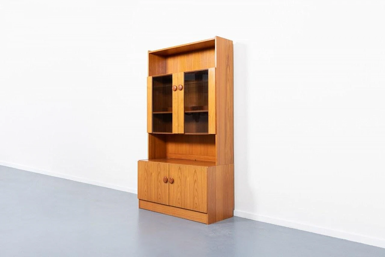 Danish teak veneer cabinet, 1970s 8