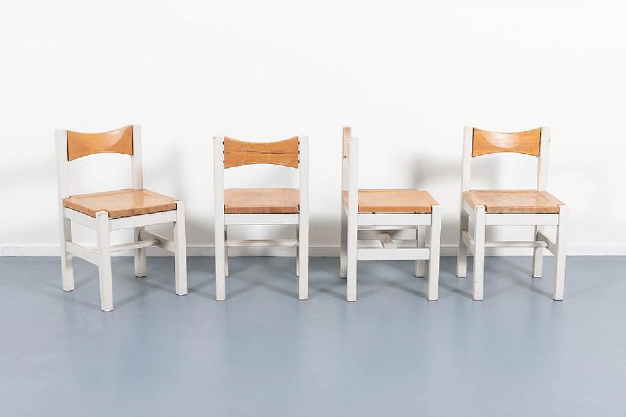 4 Hongisto Chairs by Laukaa Wood for Ilmari Tapiovaara, 1960s 2