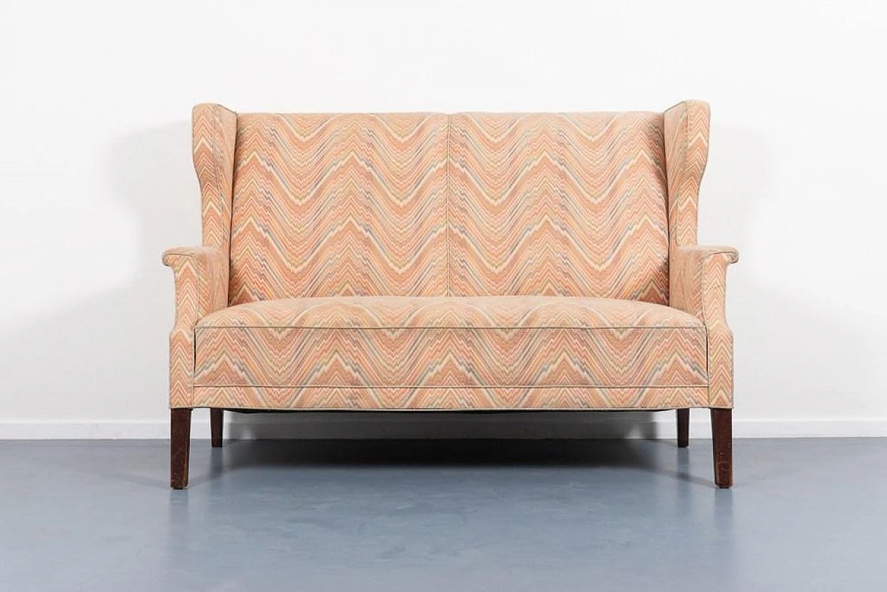 Modern Danish Wing Sofa, 1960s 2