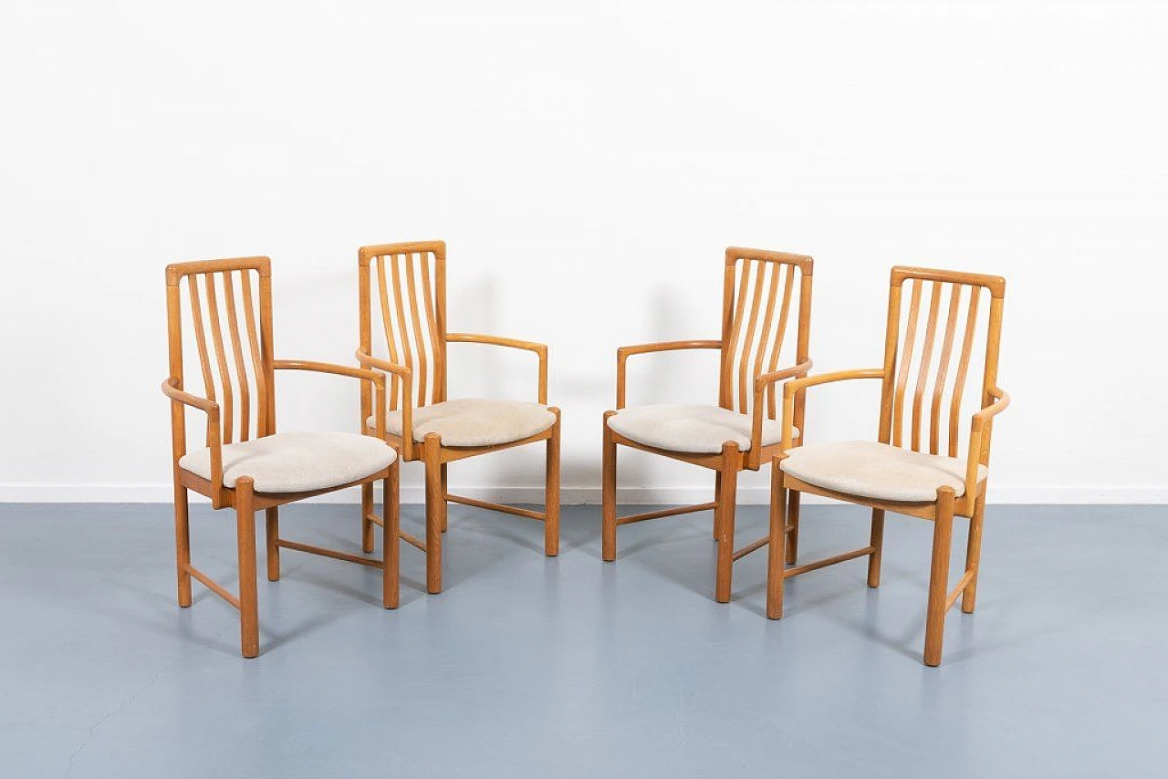 4 Dining chairs by Hans J. Frydendal for Boltinge Stolfabrik, 1970s 1