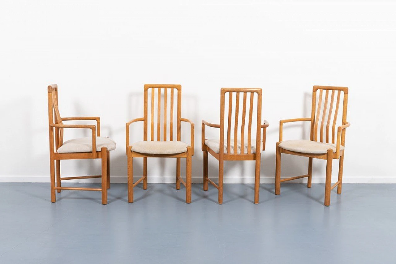 4 Dining chairs by Hans J. Frydendal for Boltinge Stolfabrik, 1970s 2