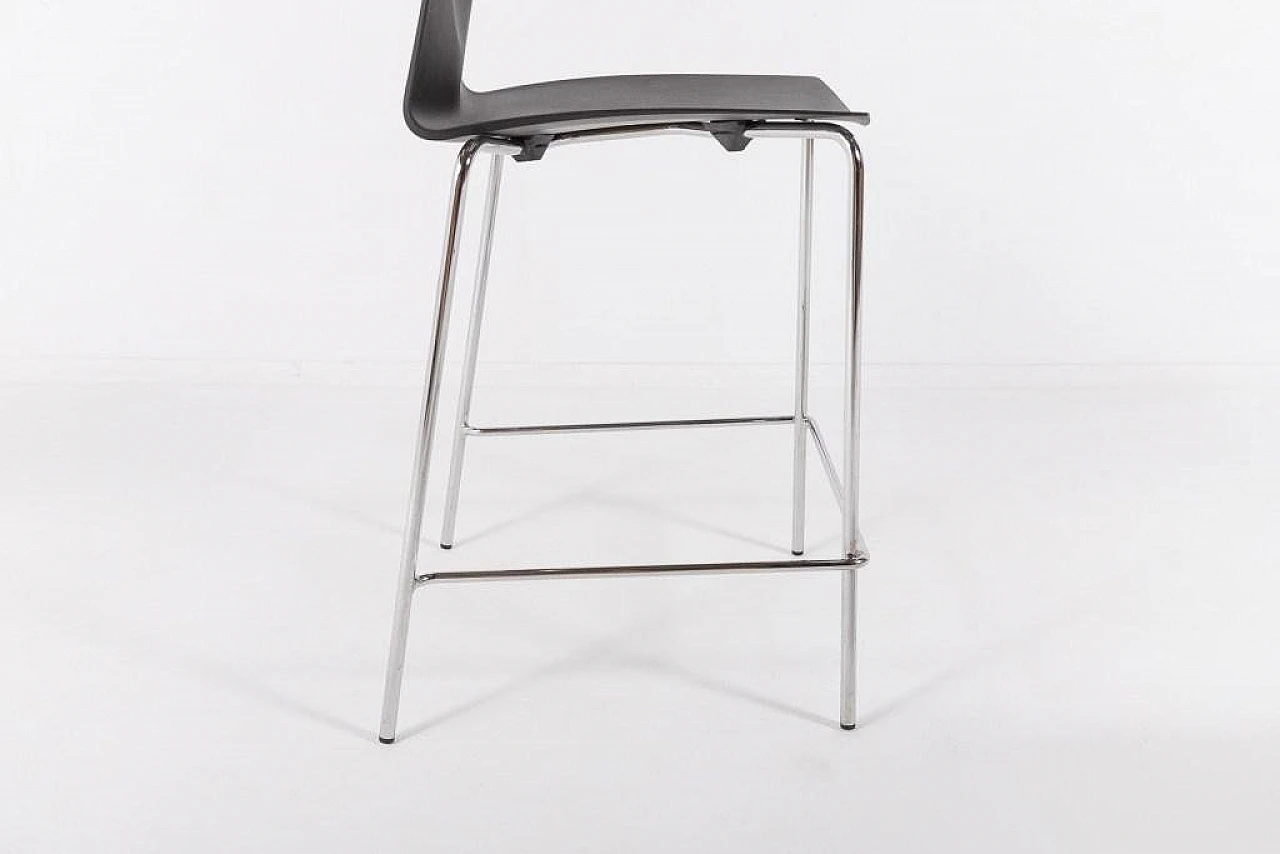 4 Stools by Strand+Hvass in steel, late 20th century 8