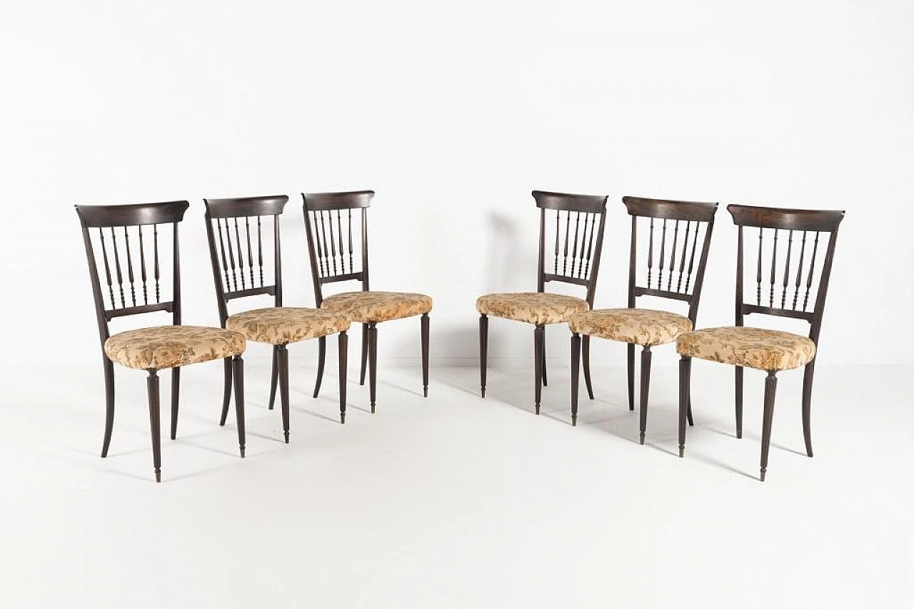 Dining table with chairs from Chiavari, 1950s 8