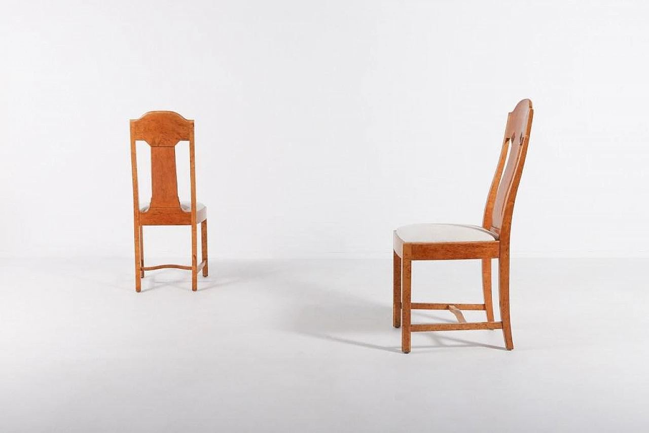 Pair of wooden chairs by Nordiska Kompaniet, 1930s 2