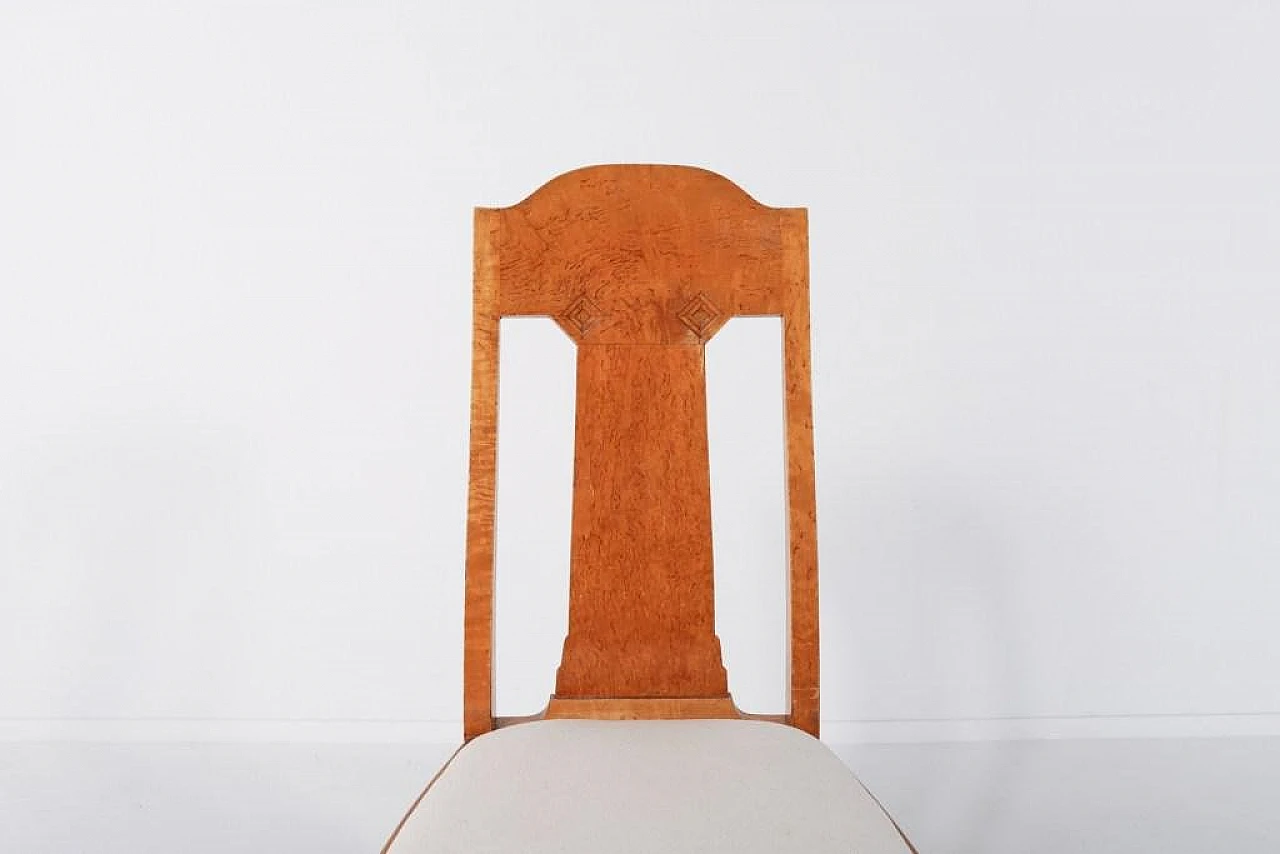 Pair of wooden chairs by Nordiska Kompaniet, 1930s 10