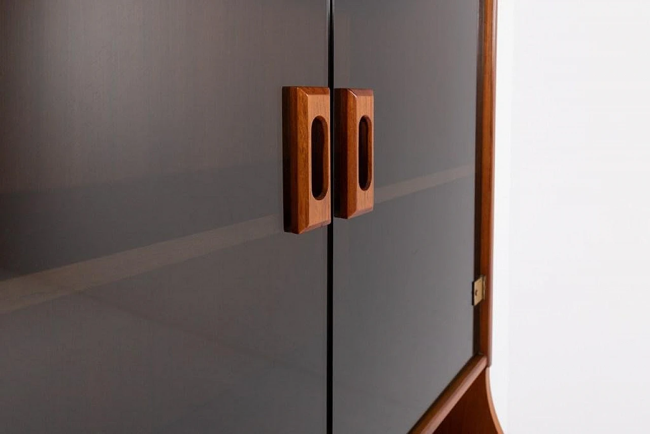 Italian Modern Walnut Cabinet, 1960s 8