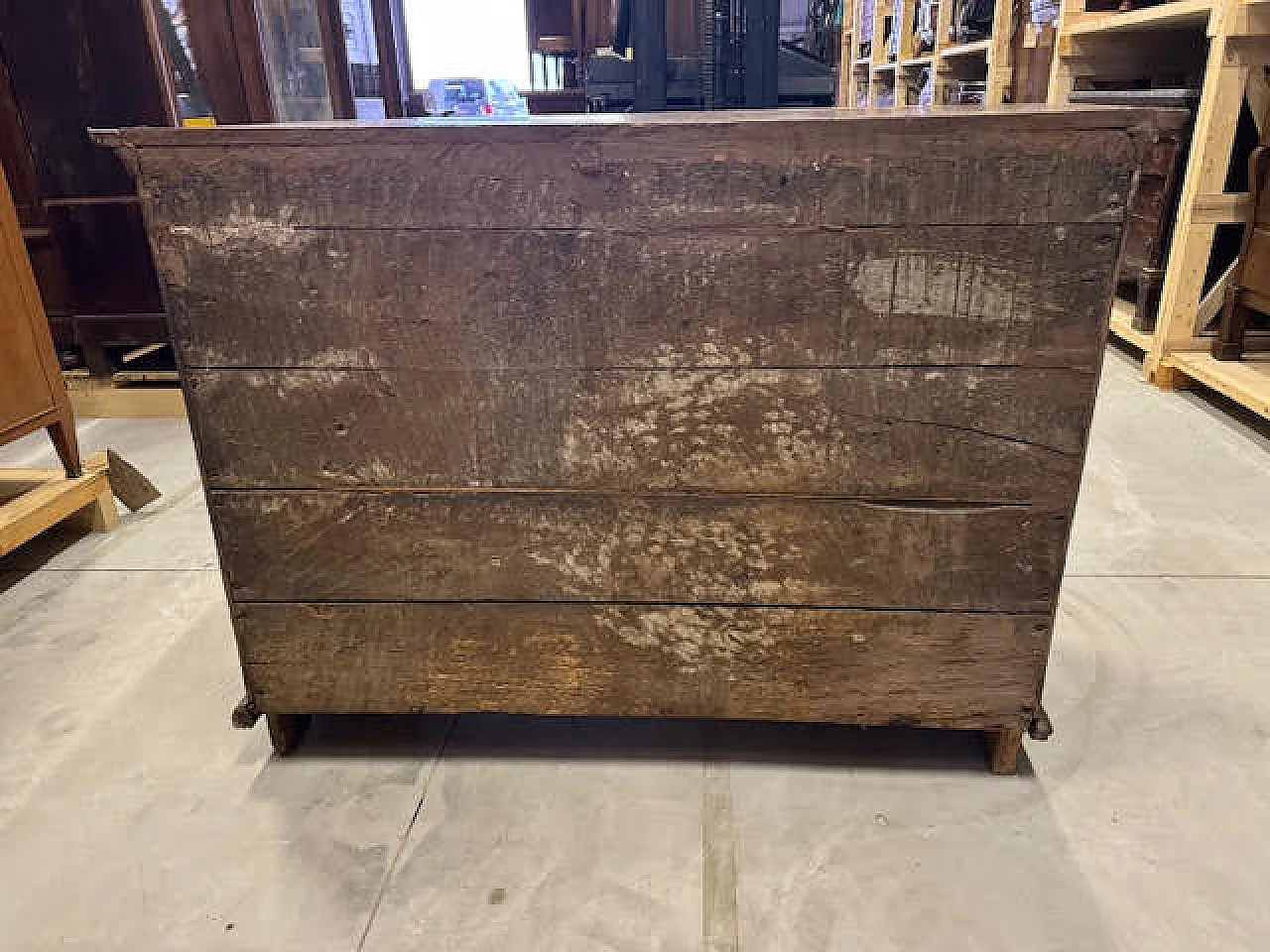 Bergamo walnut commode with inlays, 18th century 20