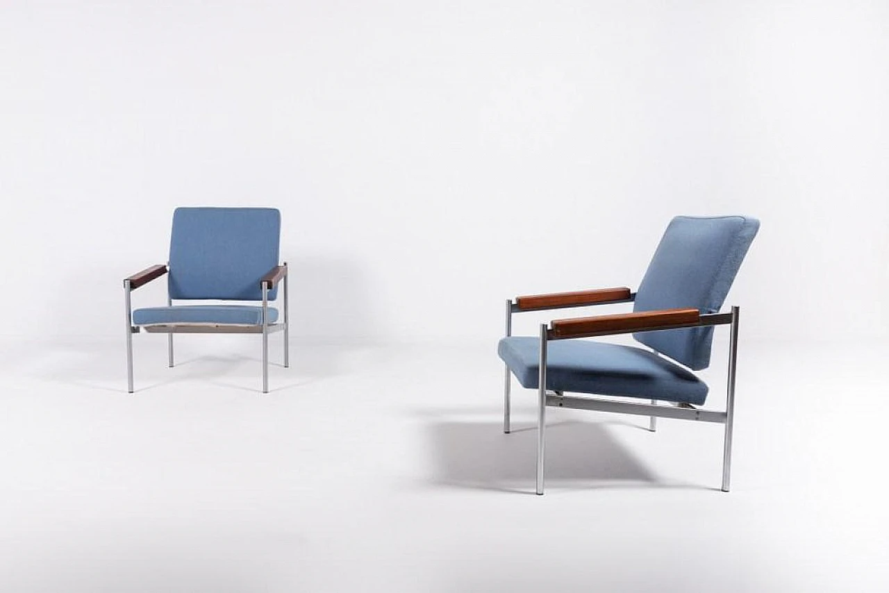 Poltrone di Kay Boeck Hansen per Fritz Hansen, Danimarca, anni '70, set di 2 2