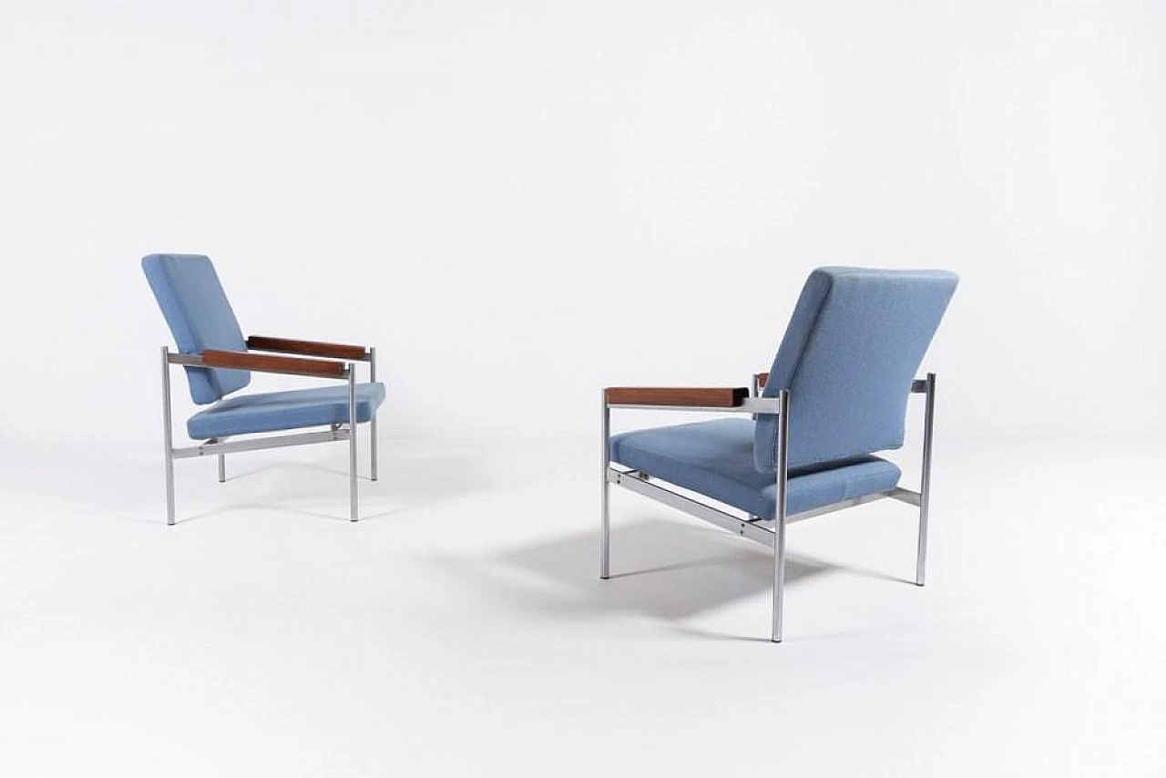 Poltrone di Kay Boeck Hansen per Fritz Hansen, Danimarca, anni '70, set di 2 3