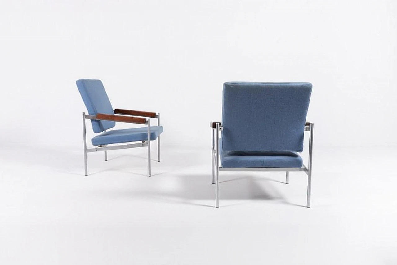 Poltrone di Kay Boeck Hansen per Fritz Hansen, Danimarca, anni '70, set di 2 4