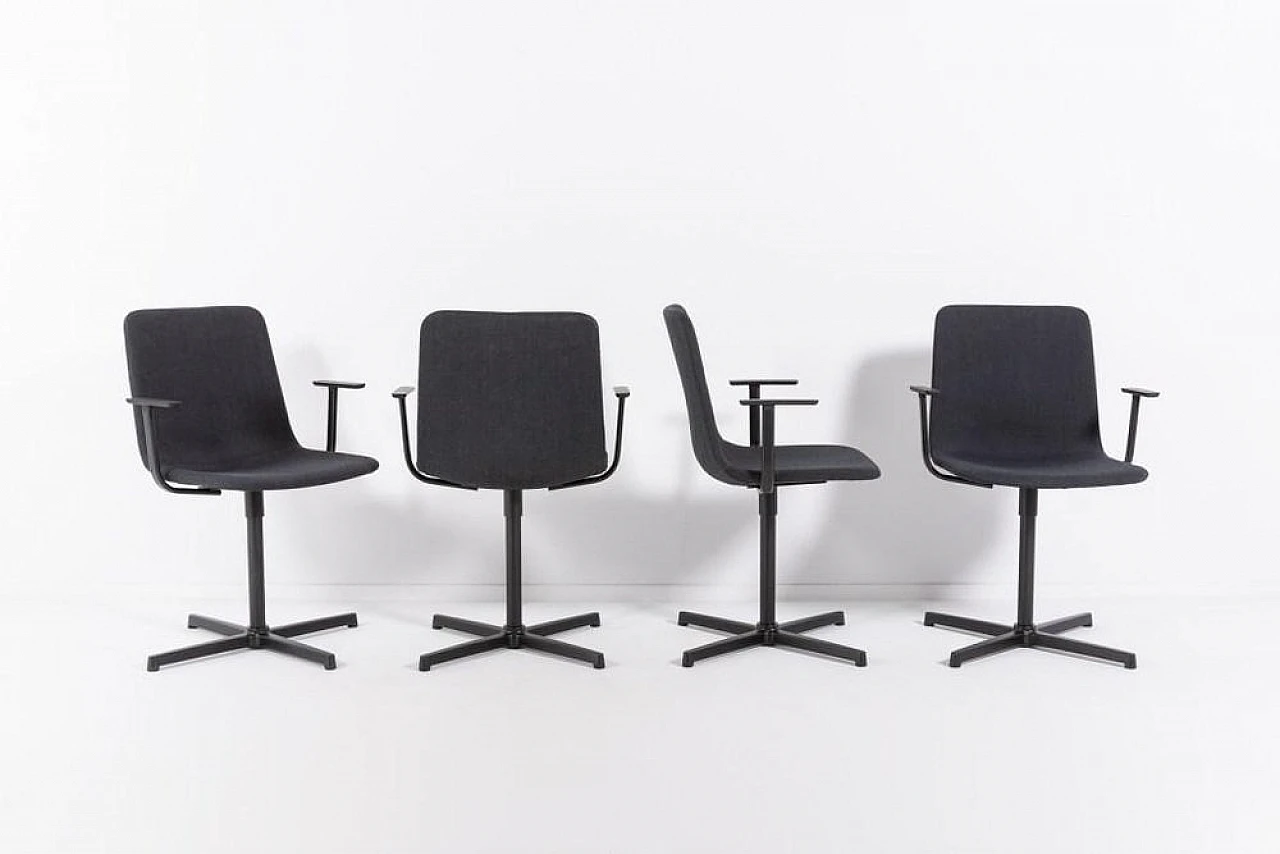 4 Pato chairs by Hee Welling & Gudmundur Ludvik, late 20th century 2