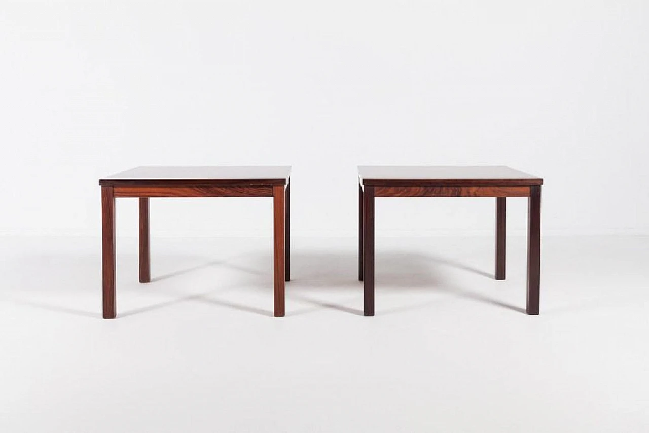 Danish Side Tables in Rosewood from Gangso Mobler, 1970s, Set of 2 2