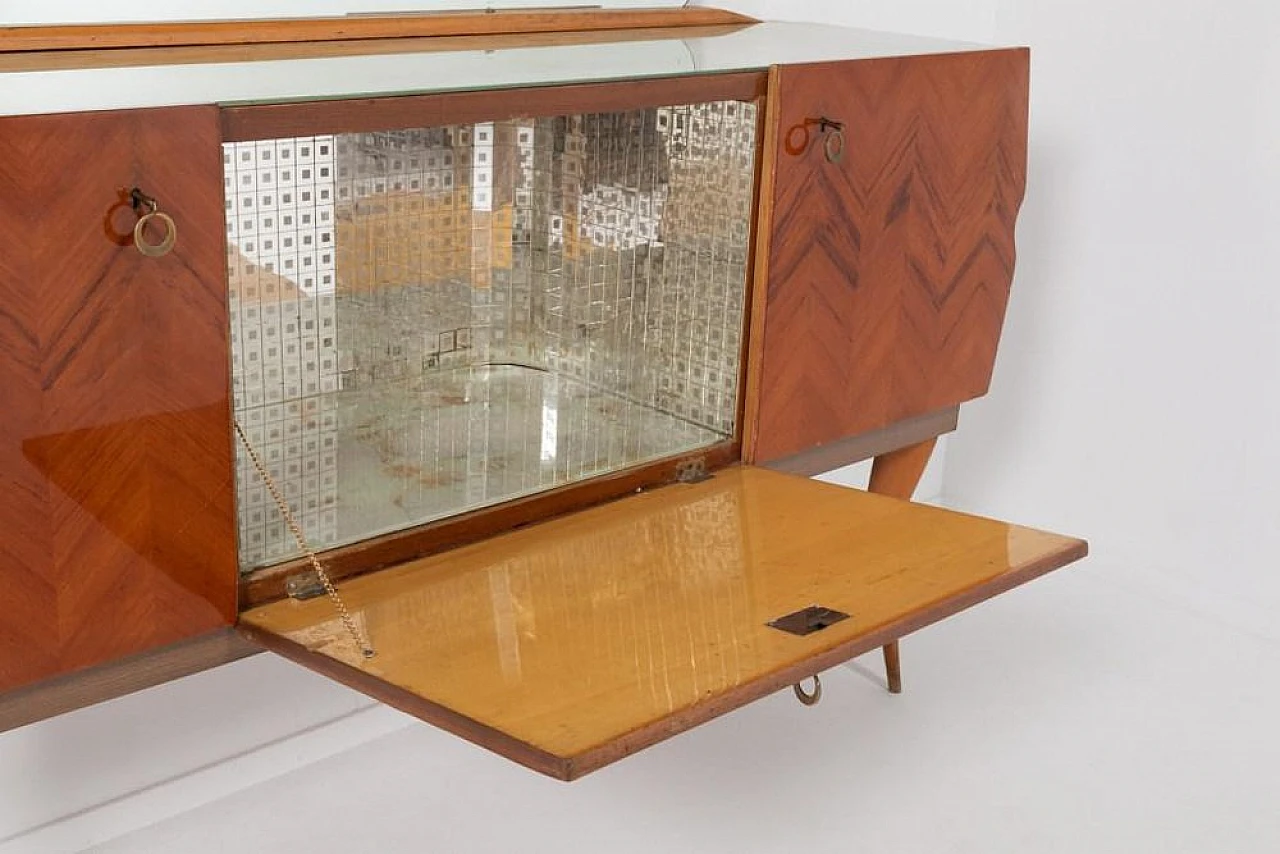 Credenza con specchio di Vittorio Dassi, anni '50 10