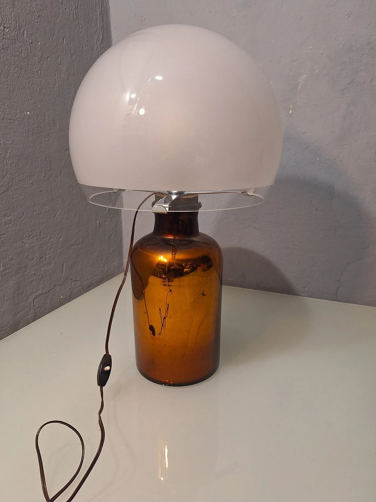 Lampada da tavolo Porcino di L. Caccia Dominioni per Azucena, anni '40 1