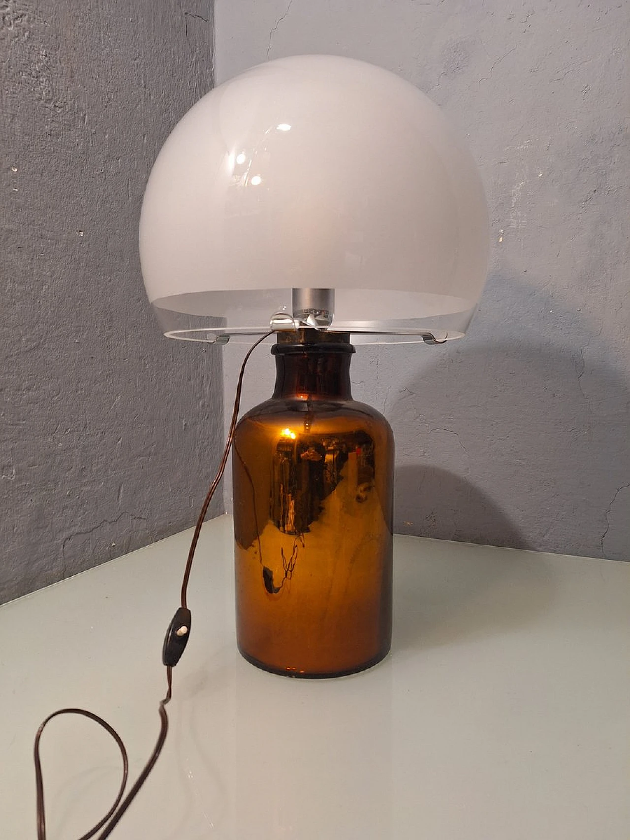 Lampada da tavolo Porcino di L. Caccia Dominioni per Azucena, anni '40 2