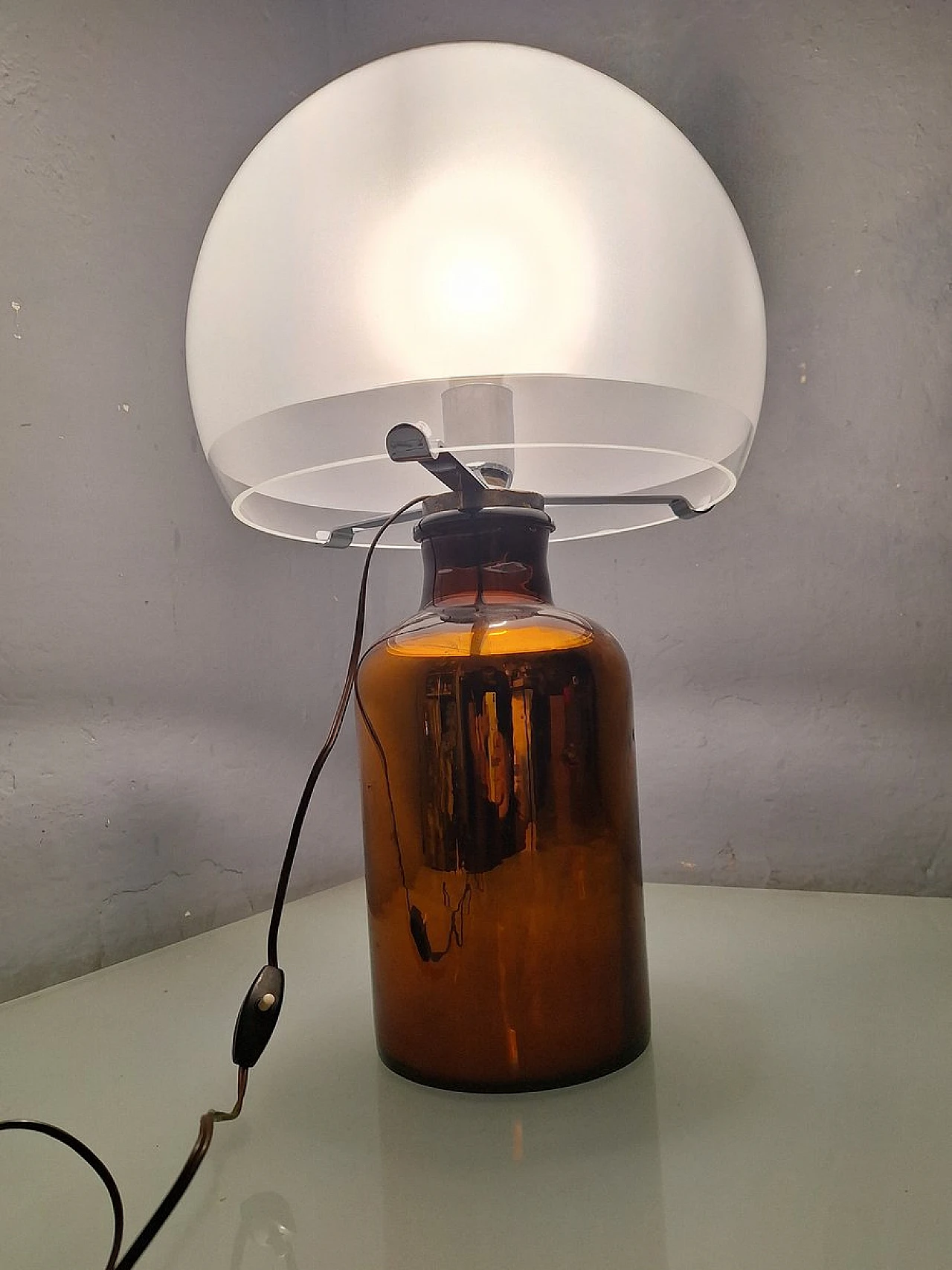 Lampada da tavolo Porcino di L. Caccia Dominioni per Azucena, anni '40 6