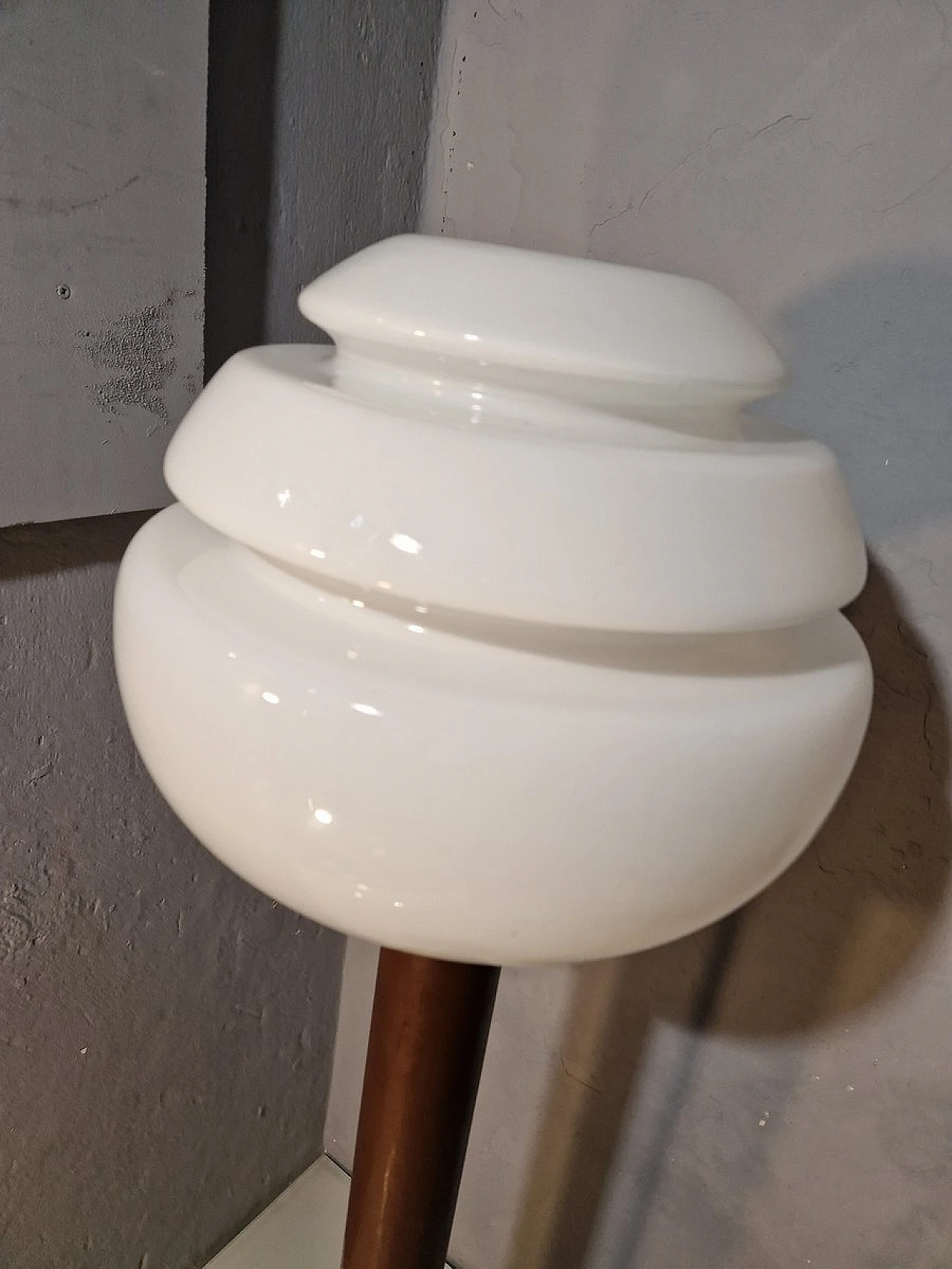 Lampada da terra in ghisa di Roberto Pamio per Leucos, anni '60 6