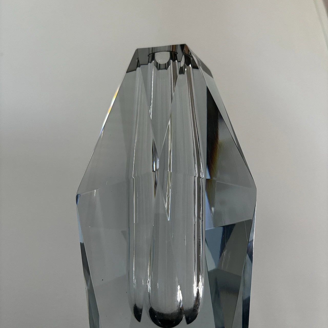 Diamant crystal vase by Asta Strömberg for Strömbergshyttan, 1960s 3