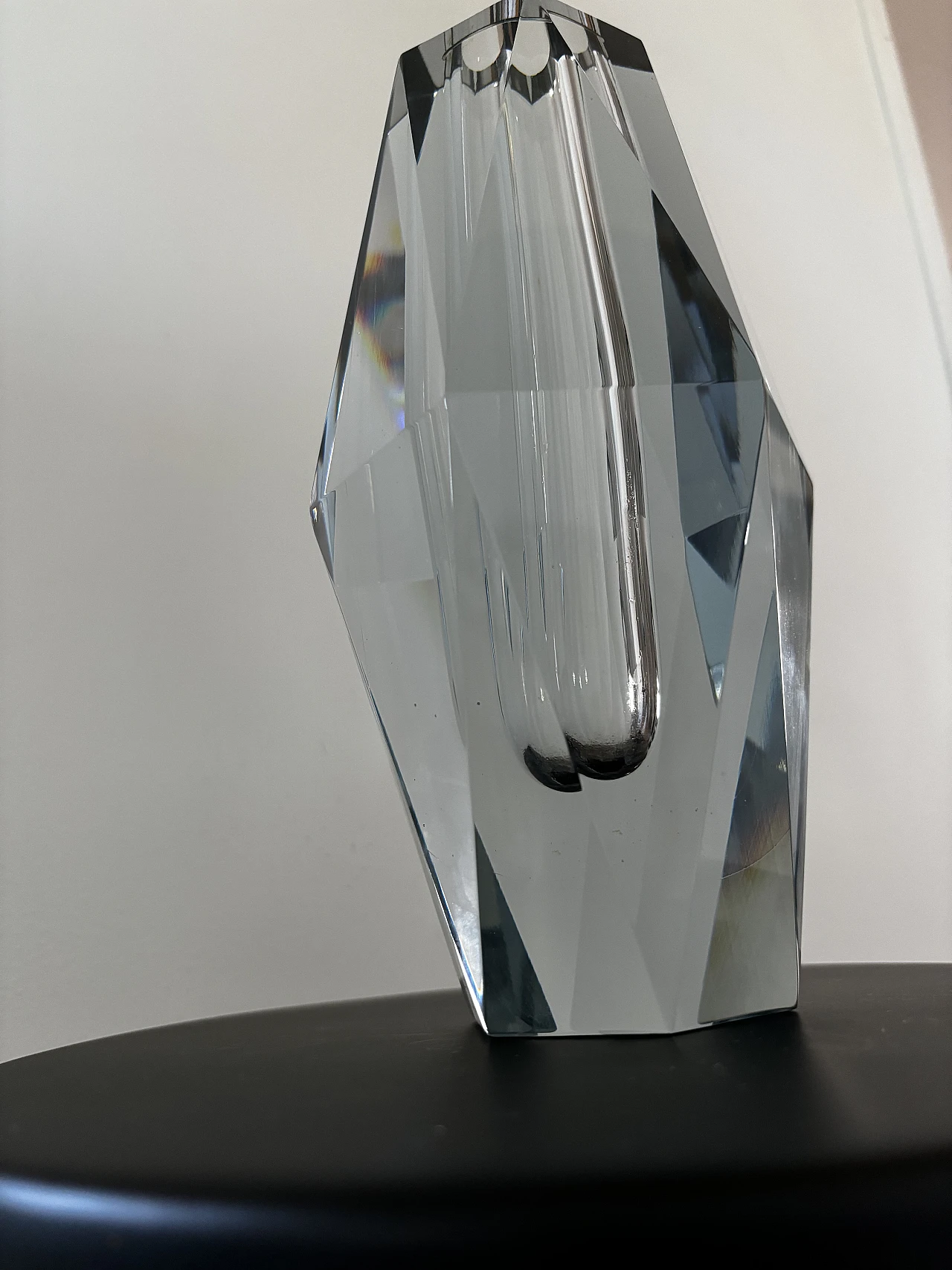 Diamant crystal vase by Asta Strömberg for Strömbergshyttan, 1960s 5