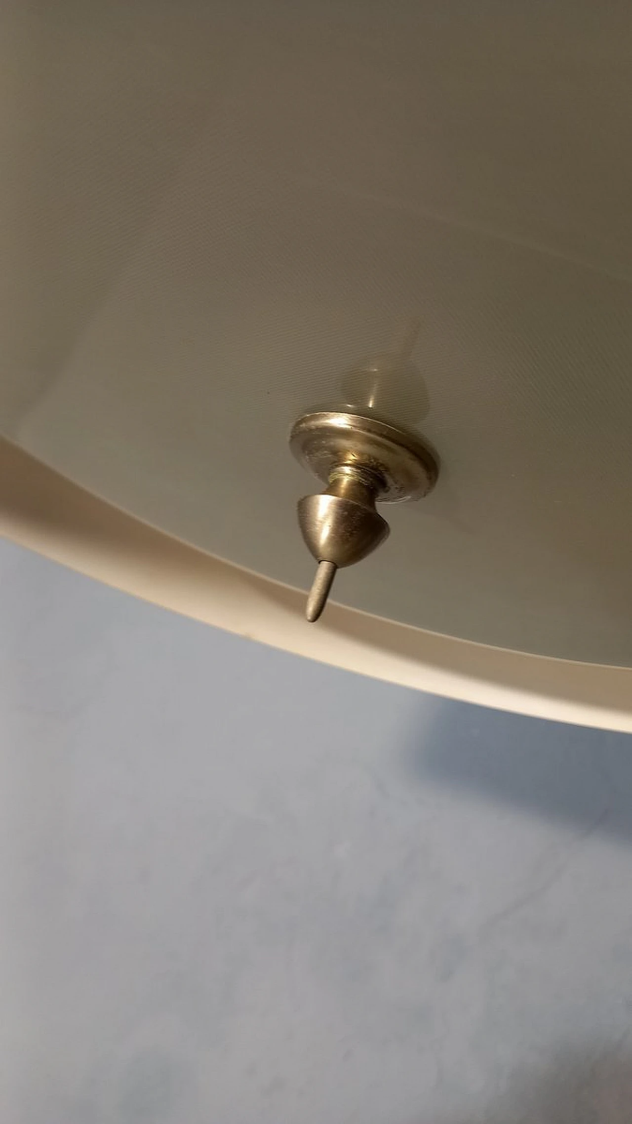 Lampada da soffitto Saliscendi in alluminio di Oscar Torlasco per Lumi, anni '60 5