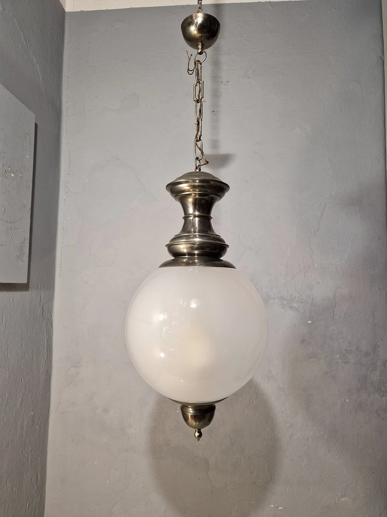 Lampada L1 in vetro di Luigi Caccia Dominioni per Azucena, anni '60 2