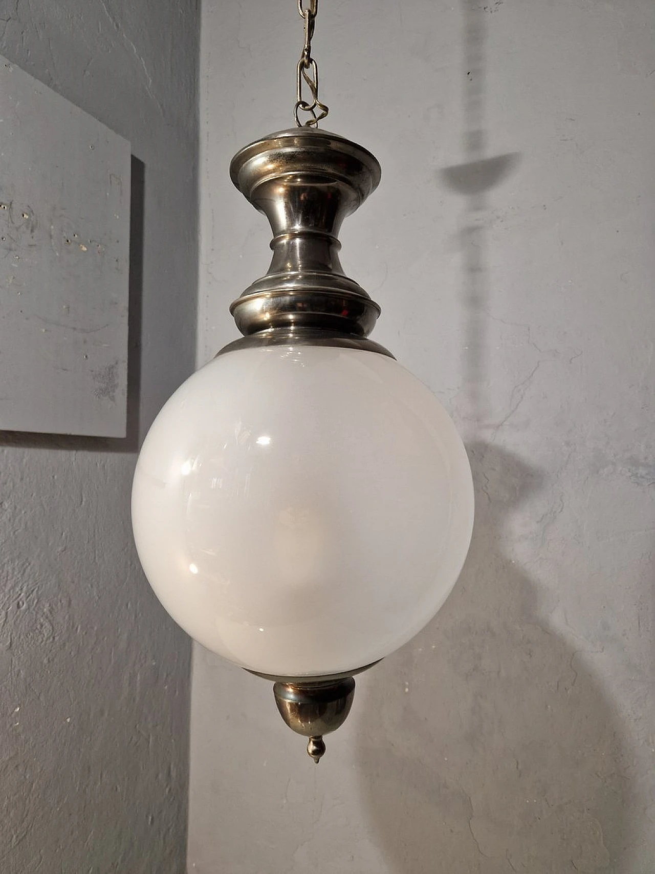 Lampada L1 in vetro di Luigi Caccia Dominioni per Azucena, anni '60 4