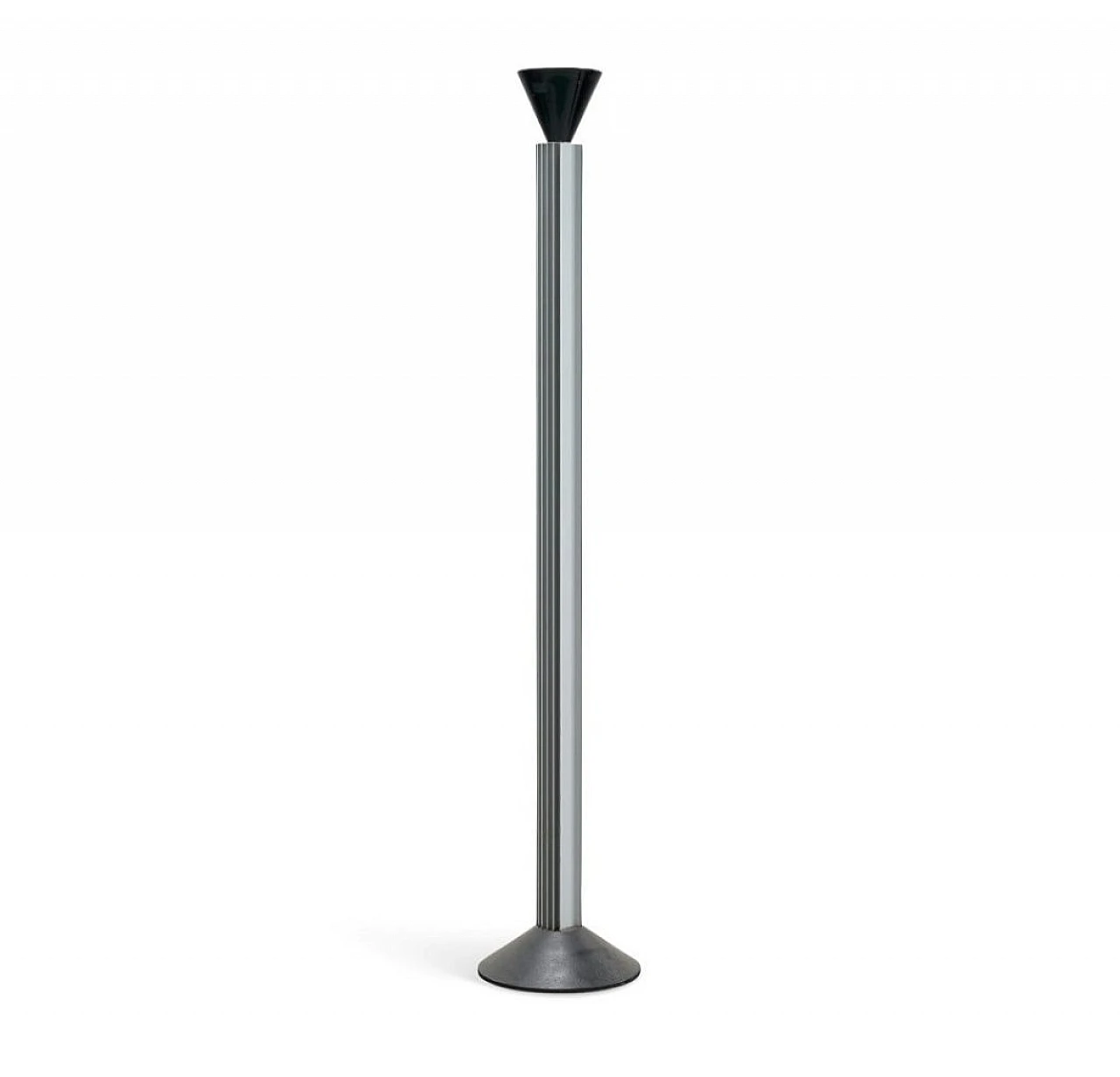 Grey lacquered aluminium floor lamp by Michele De Lucchi, 1990s 1