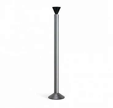 Grey lacquered aluminium floor lamp by Michele De Lucchi, 1990s