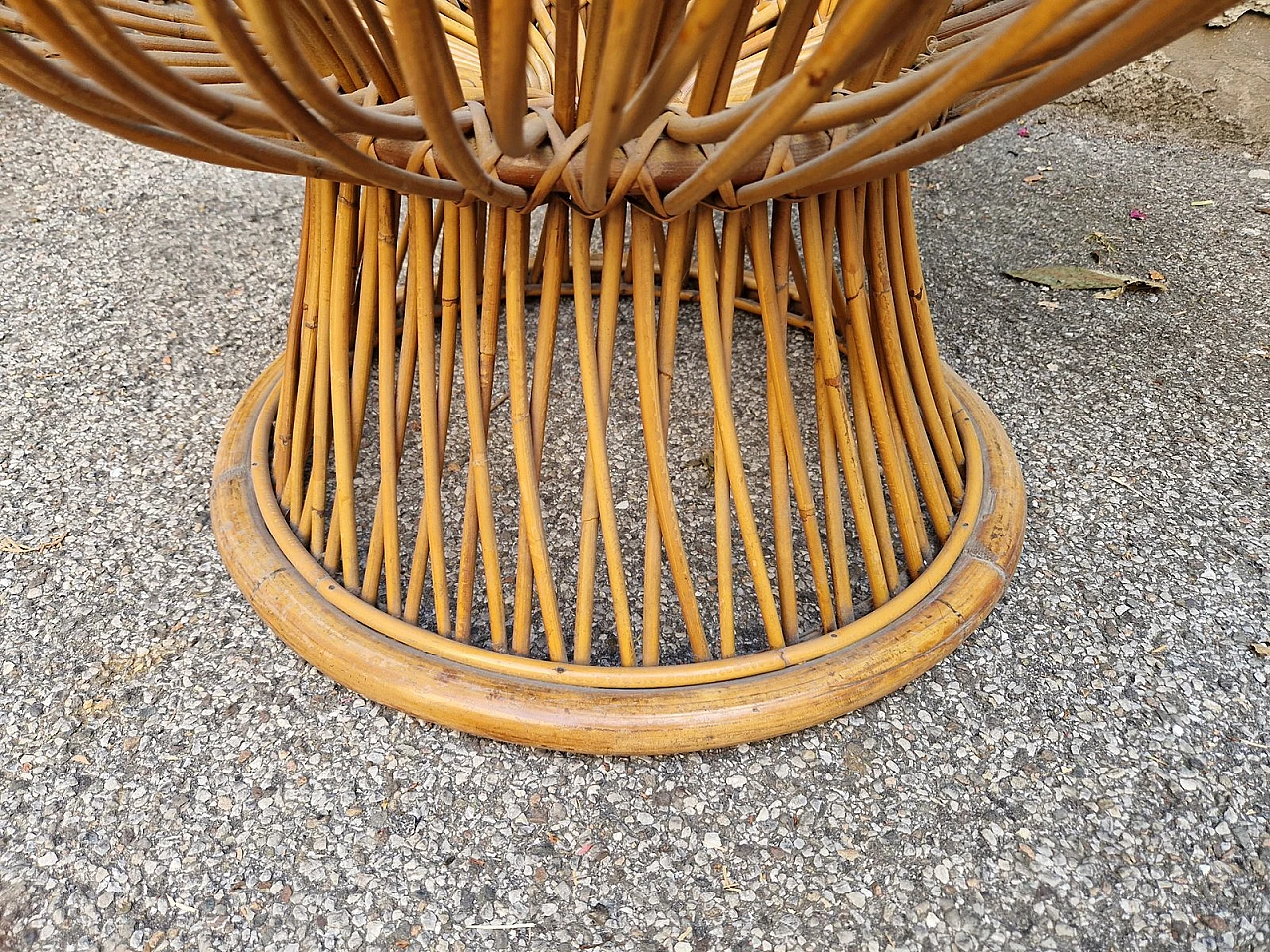 Pair of armchairs by Franco Albini for Bonacina in rattan, 1960s 8