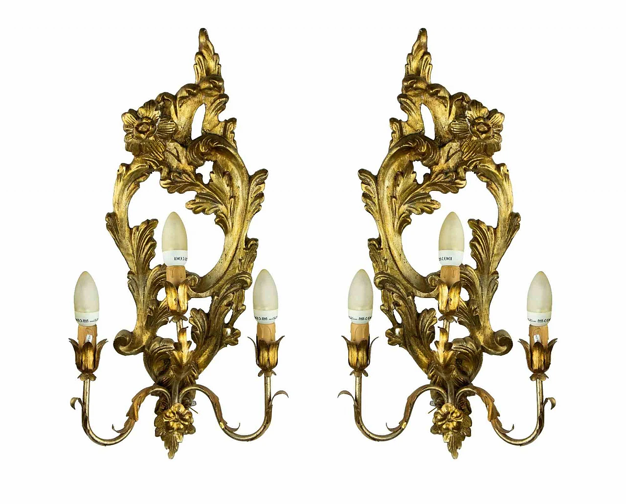 Pair of Vintage Lamps, 2000s 1