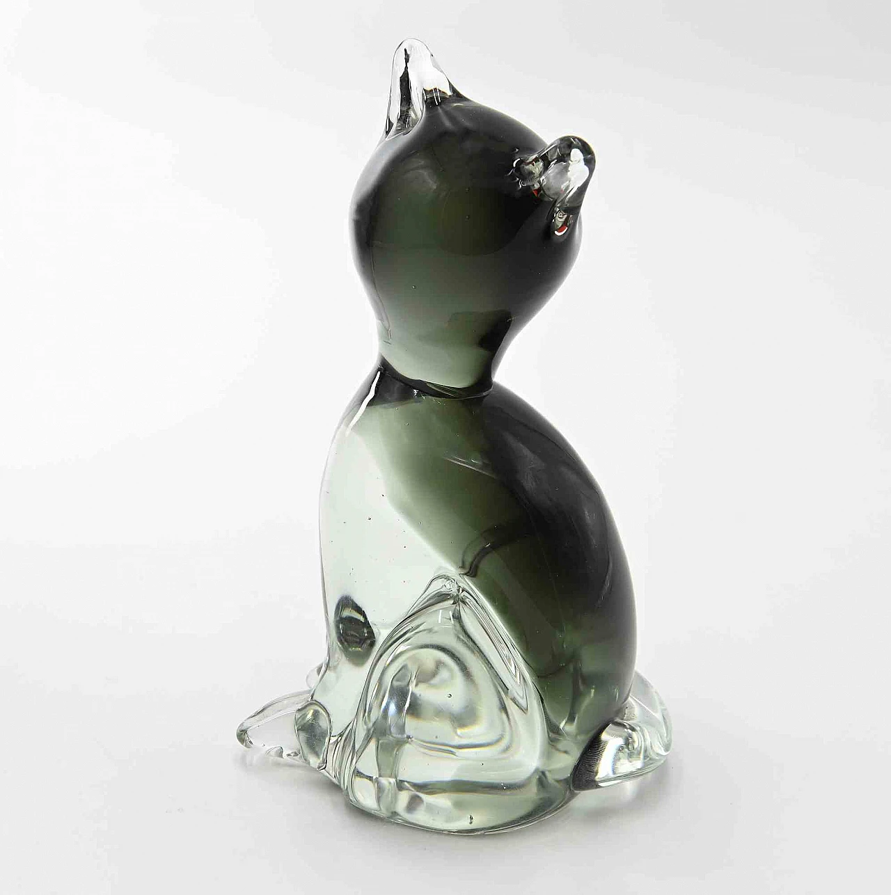 Carlo Moretti, Murano Glass Cat 1980s-1990s 4