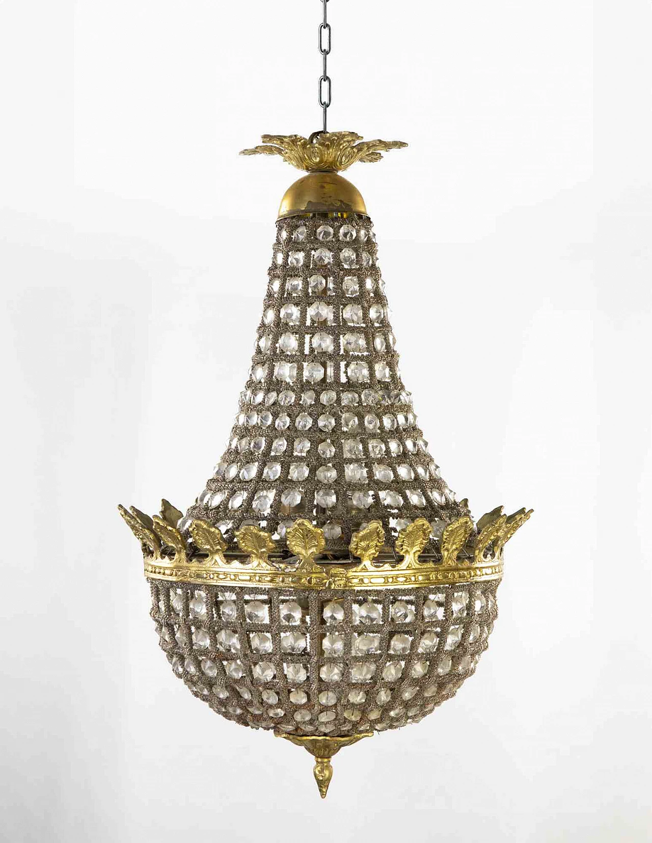 French Empire Style Chandelier 19th century 1