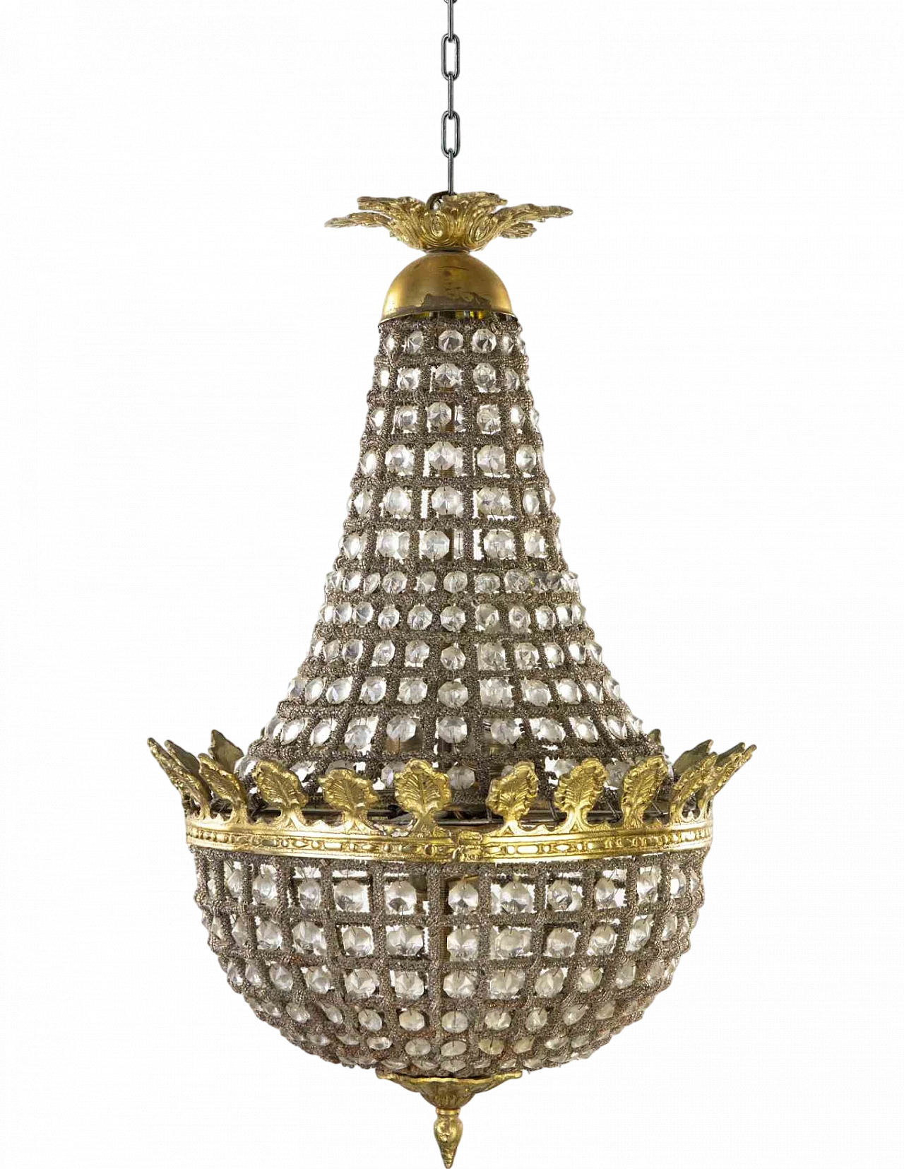 French Empire Style Chandelier 19th century 5