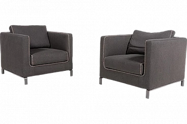 Pair of Armchairs Ray by Antonio Citterio for B&B Italia