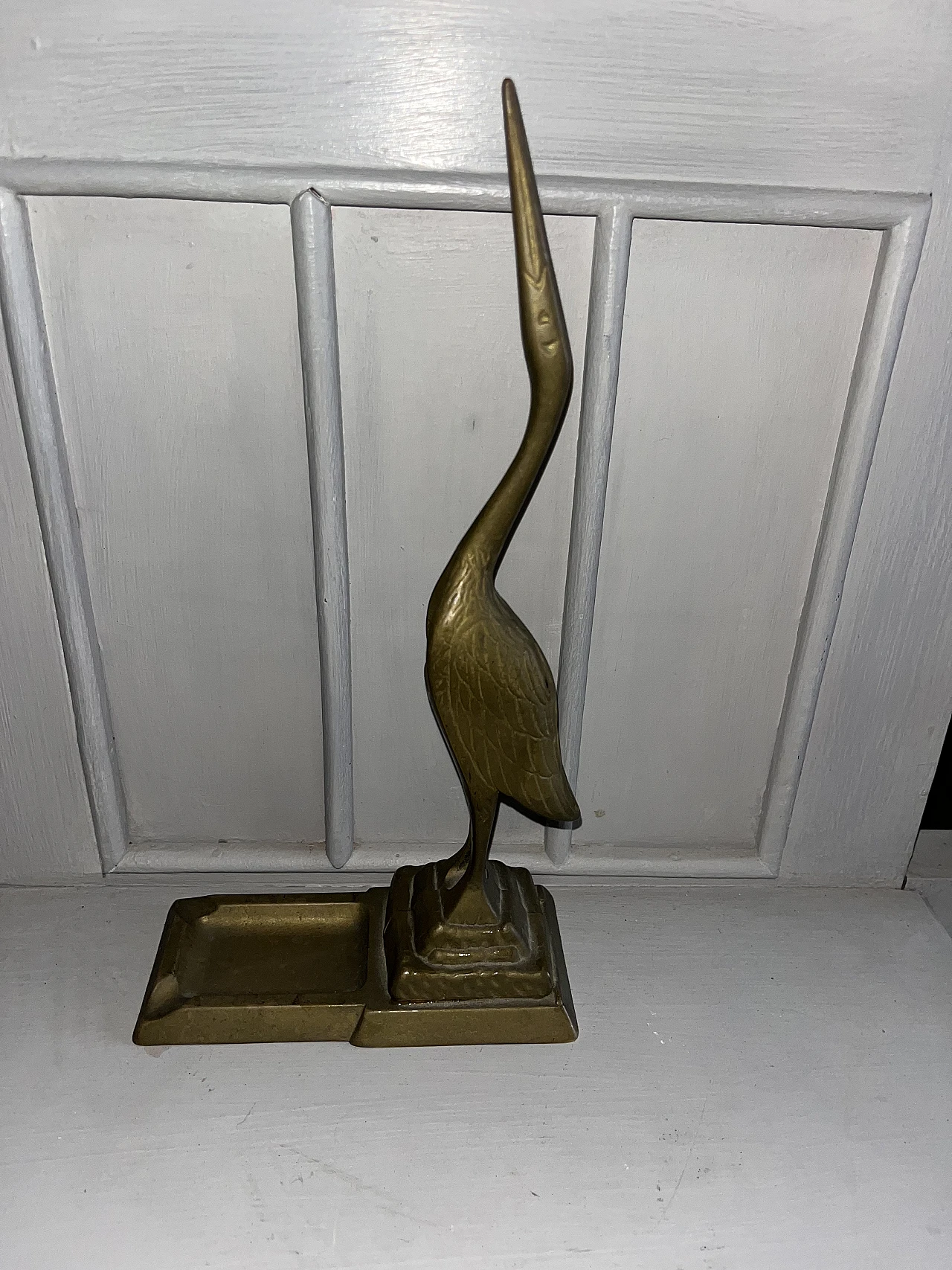 Flamingo-shaped brass ashtray, 1960s 2