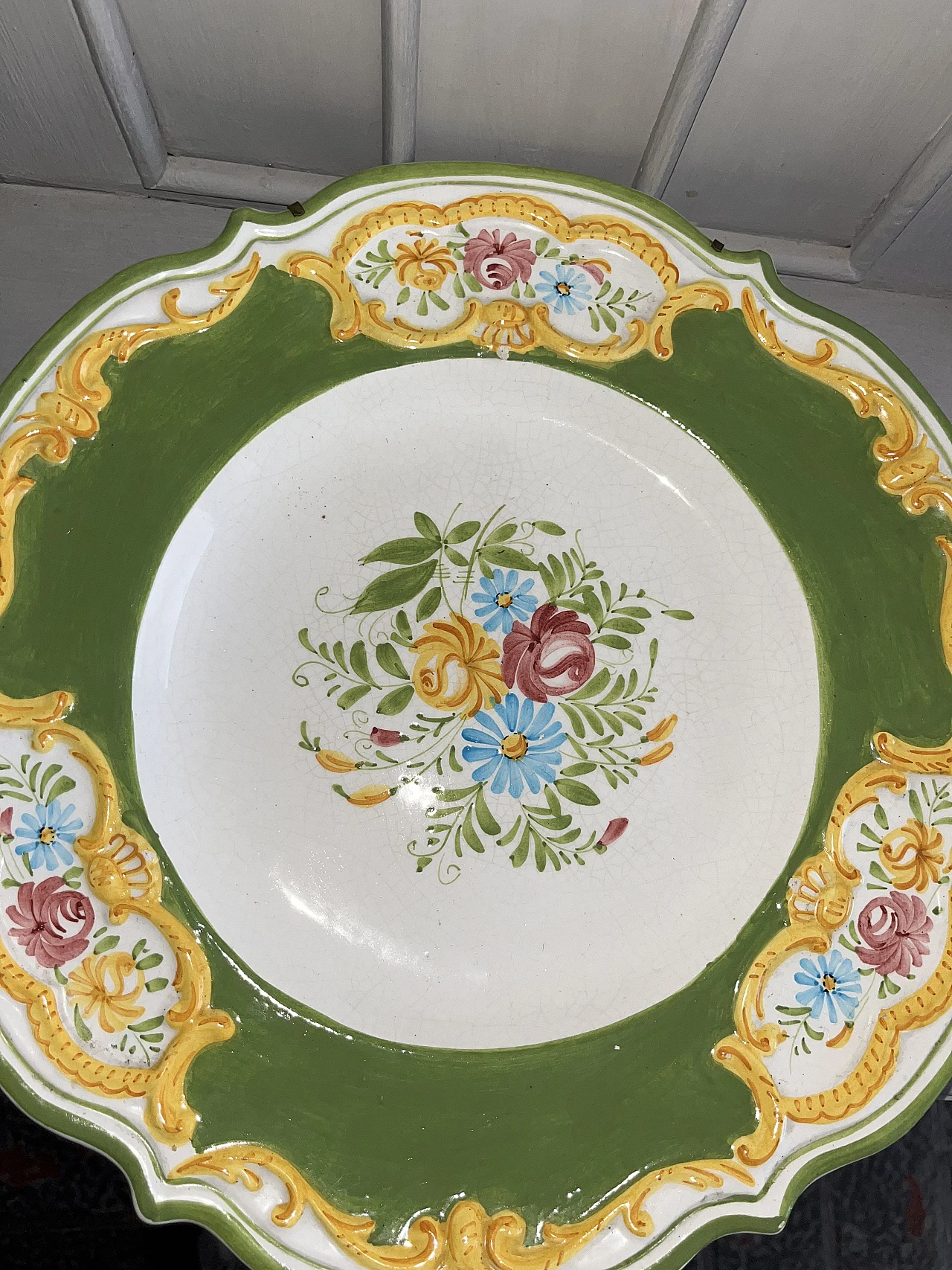 Ceramic plate, late 20th century 3