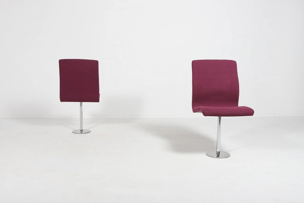 Pair of Oxford chairs by Arne Jacobsen for Fritz Hansen, 1960s 3