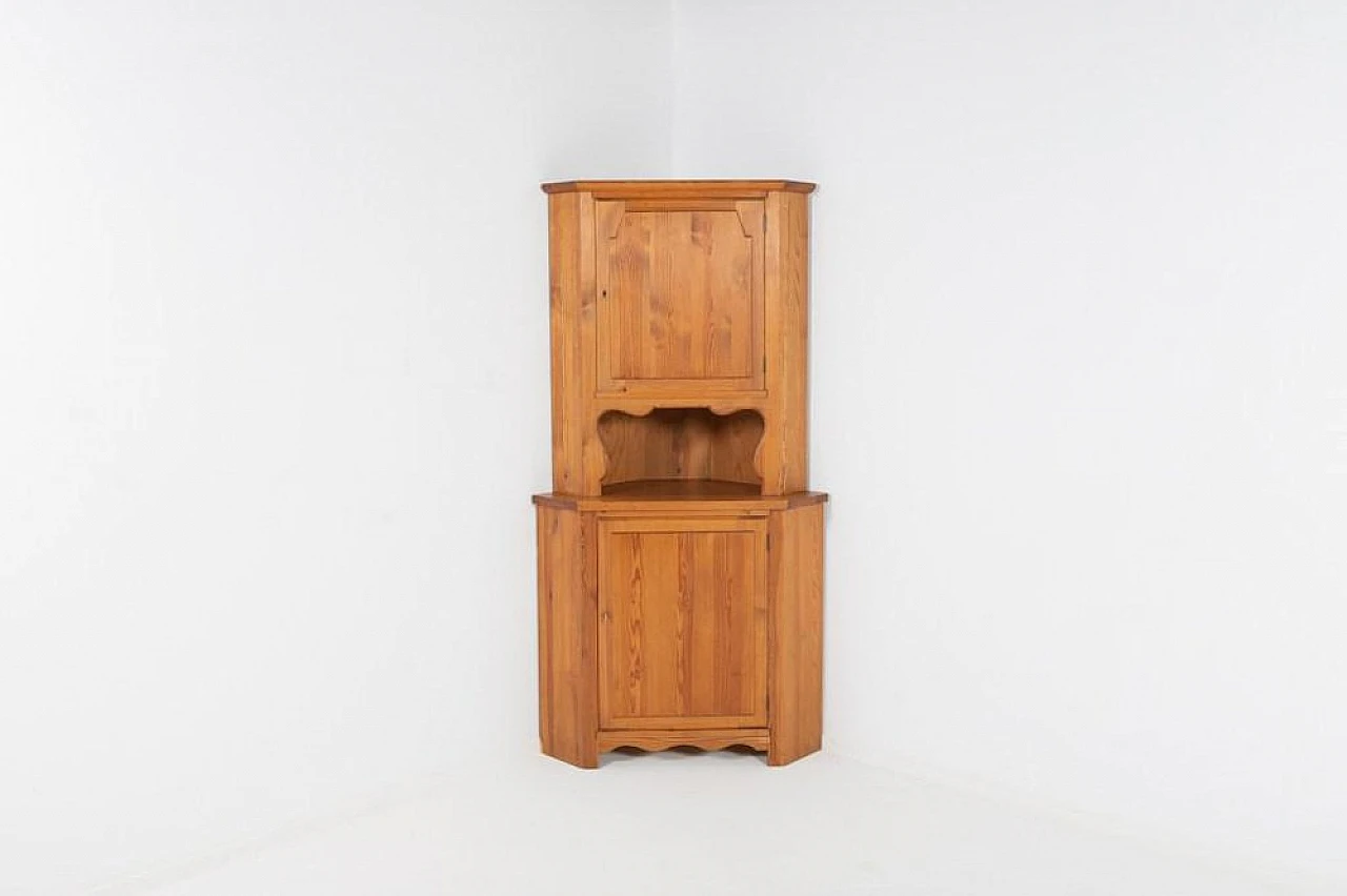 Lovö Corner Cabinet by Axel Einar Hjorth for Nordiska Kompaniet, 40s 1