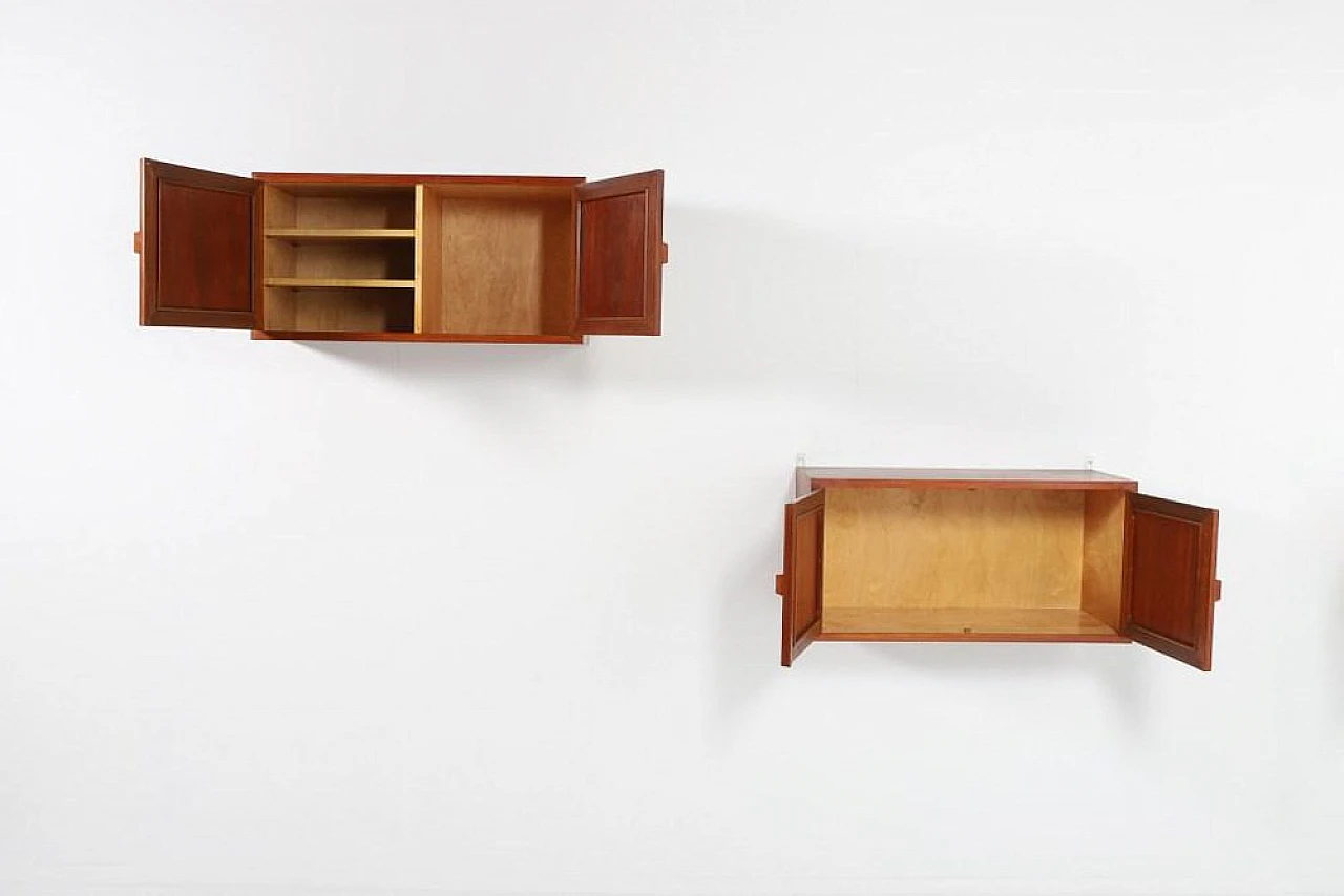 Pair of Danish Wall Cabinets by Johannes Andersen, 1960s 2