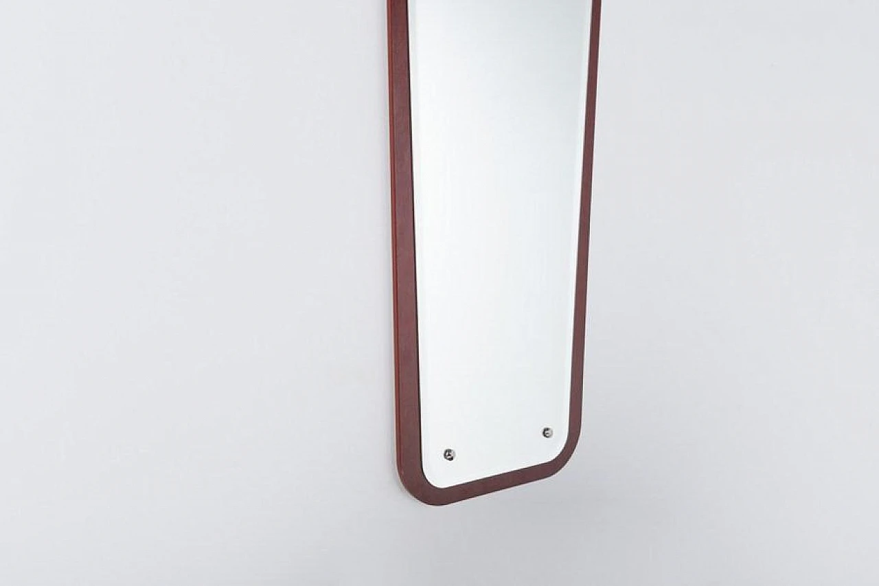 Wooden lowboard with mirror, 1970s 12