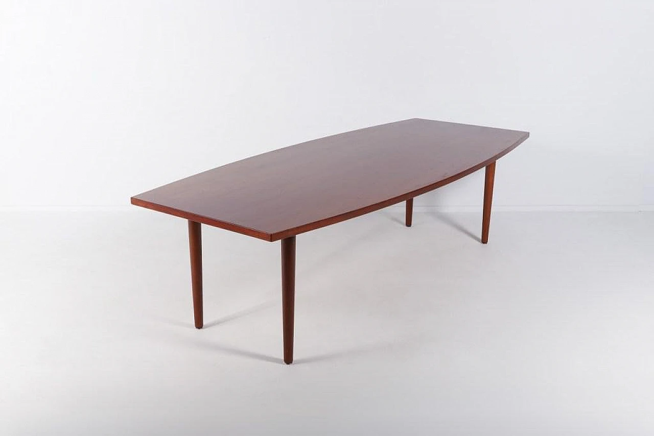 Danish teak table by Johannes Andersen, late 20th century 1