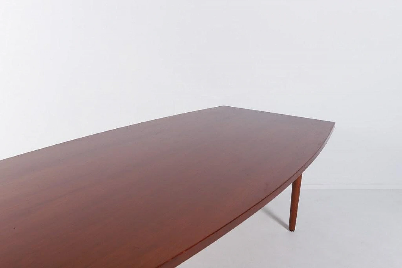 Danish teak table by Johannes Andersen, late 20th century 9